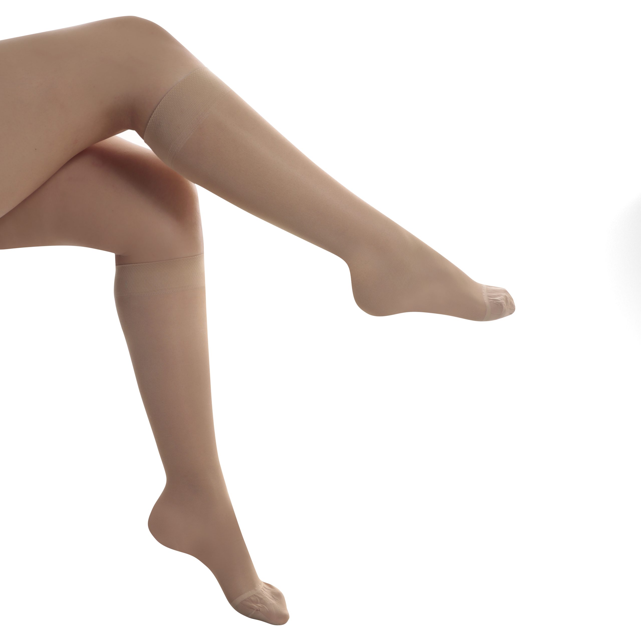Media de compresión Soft-Lisse beige mujer - Imagen 2