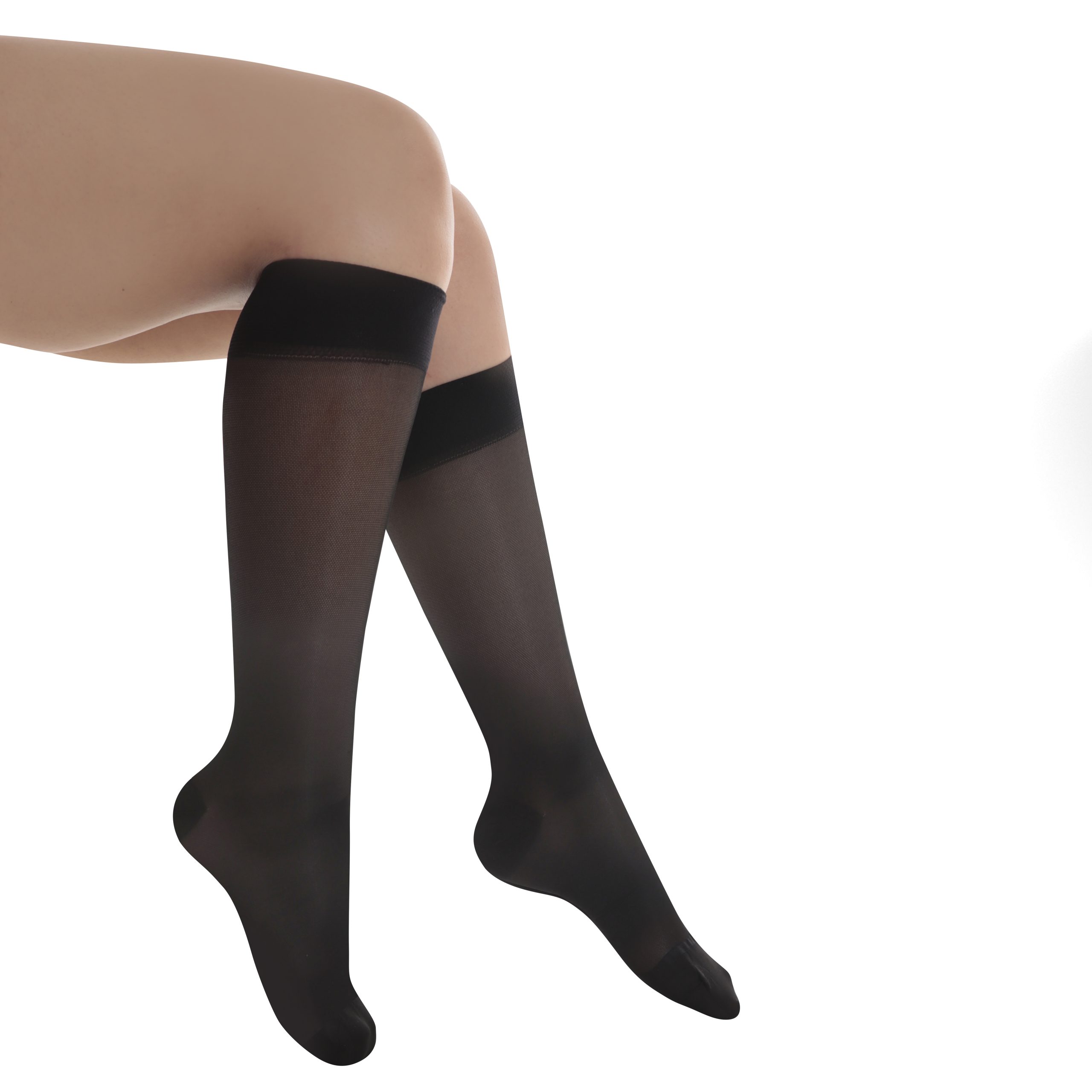Media de compresión Soft-Lisse black mujer