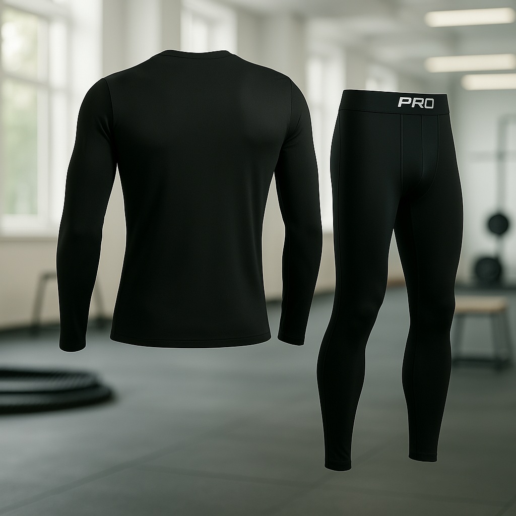 Conjunto compresión media para entrenamiento Black - Imagen 3
