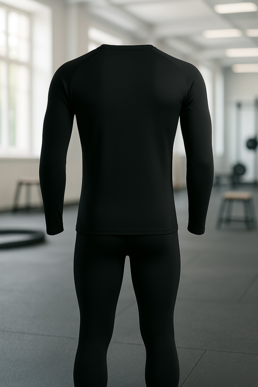 Conjunto compresión media para entrenamiento Black - Imagen 2