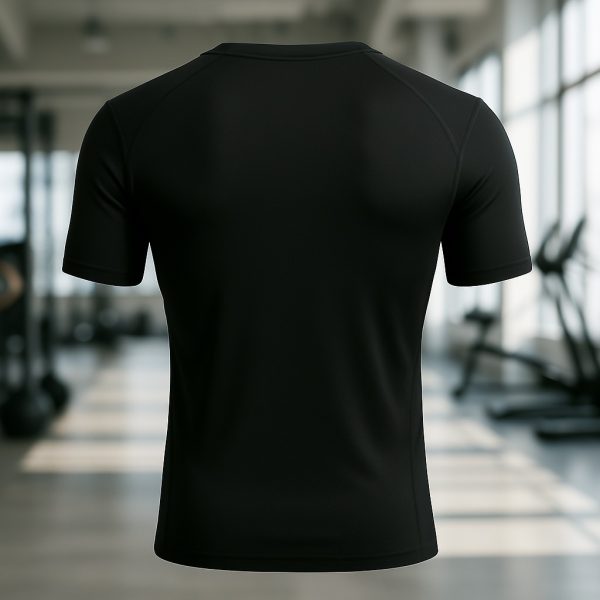Polera de baja compresión. Manga corta - black - Imagen 2